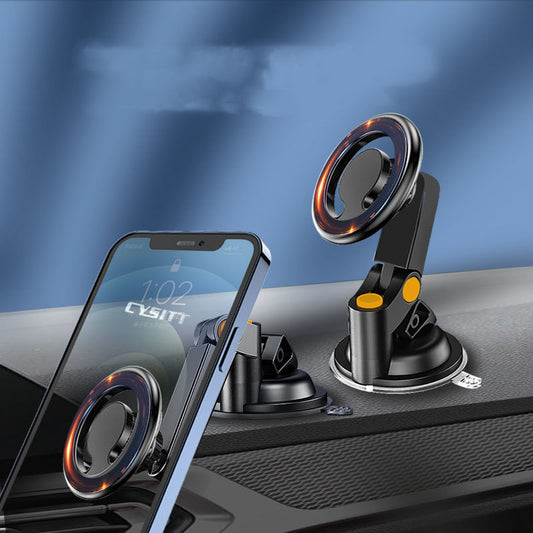 for Magsafe Phone Holder, Car Mount Folding & 360° Rotation Magnetic Phone Holder for Car Strong Magnets iPhone Car Mount Hands Phone Holders for Your Car Dash iPhone + Android