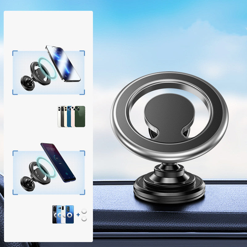 for Magsafe Phone Holder, Car Mount Folding & 360° Rotation Magnetic Phone Holder for Car Strong Magnets iPhone Car Mount Hands Phone Holders for Your Car Dash iPhone + Android